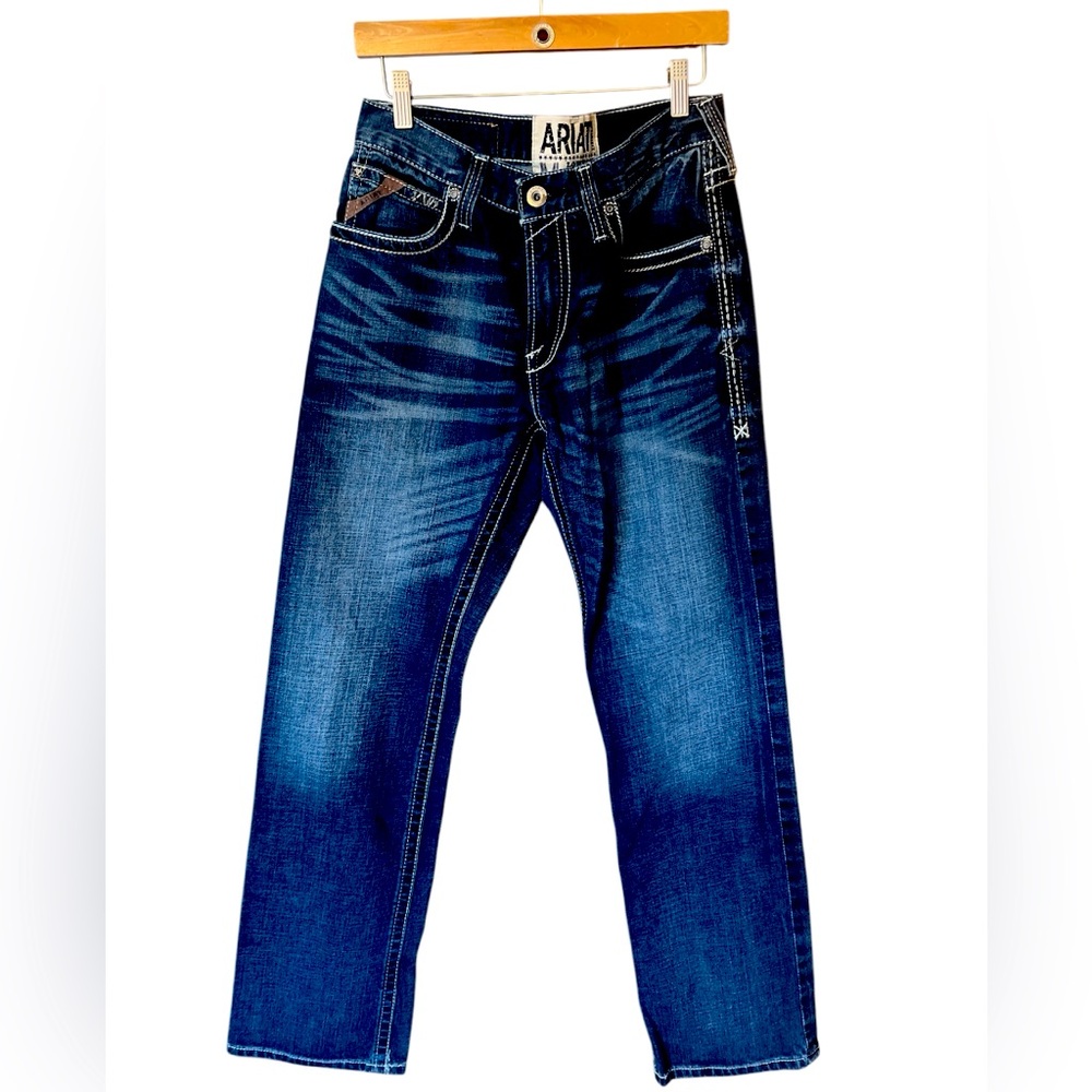 Ariat Men's Bootcut Jeans - Dark Blue